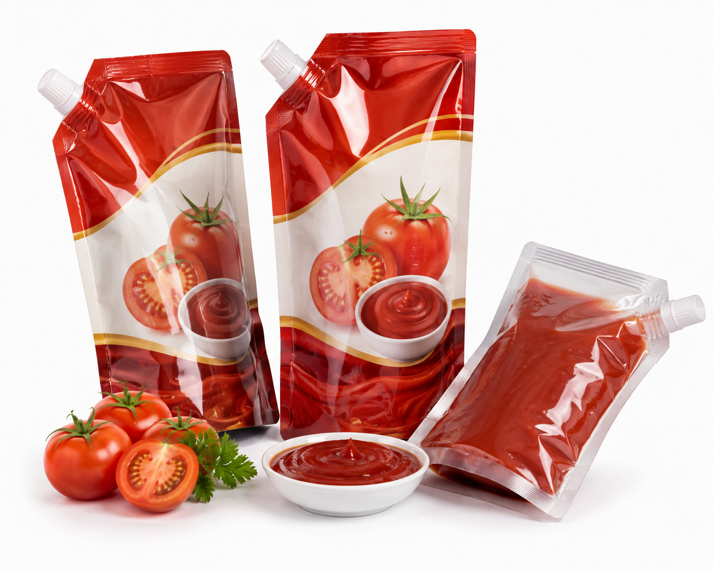 Custom Ketchup Pouches